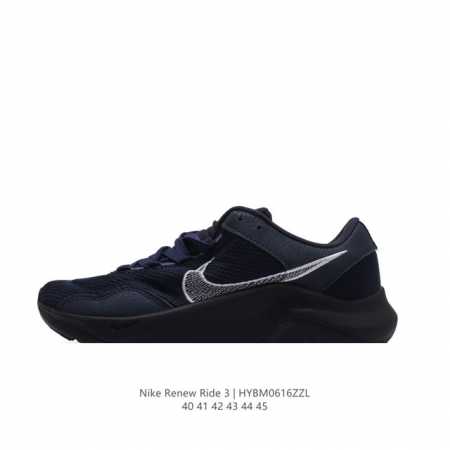耐克 Nike 经典男士跑步鞋renew Ride 3轻质透气运动鞋缓震舒适百搭老爹鞋。当菜单上有日常跑步时，Nike Renew Ride 3 会提供平稳柔软 - 点击图像关闭