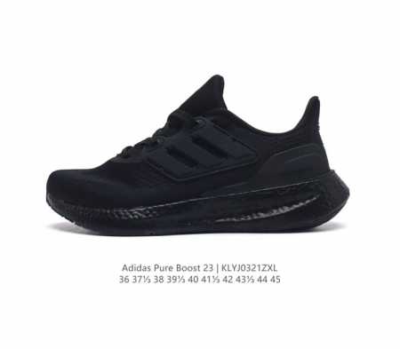阿迪达斯adidas Pureboost 23W阿迪简约轻便透气爆米花休闲跑鞋 鞋款保持独特造型以及s型后跟设计 两侧支撑条提供安全稳定的支撑作用,后跟支撑片采 - 点击图像关闭