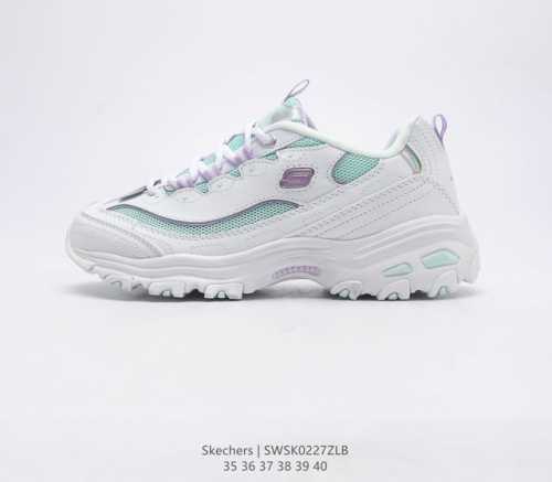爆款 斯凯奇 斯凯捷 女士老爹鞋 真标新品 韩国明星们的新宠思凯奇SKECHERS MH2 熊猫系列运动鞋 韩国街头除了NB鞋之外就是这个运动鞋了.EVU增高