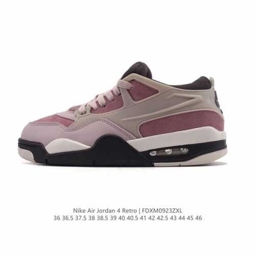 耐克 Nike Air Jordan 4 Retro Og迈克尔 乔丹Aj4代乔4 低帮复古休闲运动文化篮球鞋。秉承轻量化的速度型篮球鞋设计思想完成设计，降低重