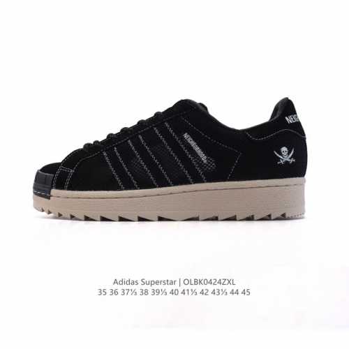 阿迪达斯 Adidas X Clot联名黑呼吸贝壳头板鞋骷颅头陈冠希复古休闲运动男女鞋Ie8879三叶草 pns Superstar贝壳头系列低帮经典百搭休闲运