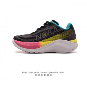 Hoka One One 短程越野竞速越野跑步 Torrent 3 耐磨舒适轻量透气缓震轻便防滑训练运动跑步鞋户外防滑抓地 厚底针织鞋面透气徒步鞋。专为您的脚型