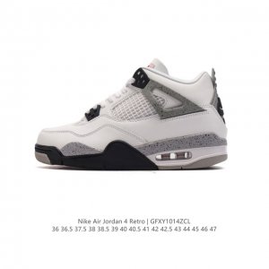 特价头层皮 耐克 Nike Air Jordan 4 Retro Og 中帮 迈克尔 乔丹aj4代乔4 复古休闲运动文化篮球鞋。秉承轻量化的速度型篮球鞋设计思想
