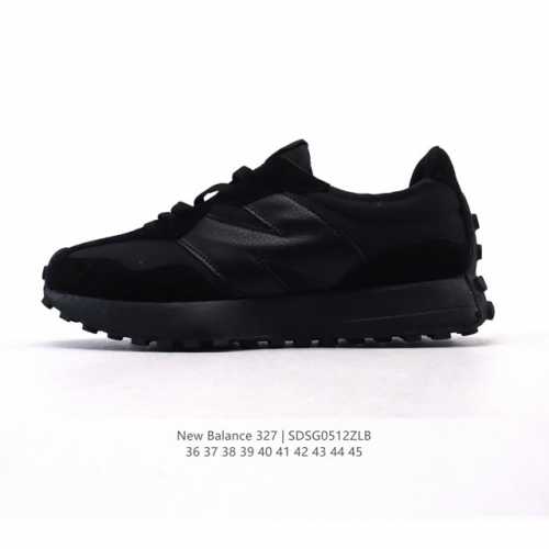 真标 Nb 新百伦 New Balance 327系列复古休闲运动慢跑鞋时尚男女运动鞋 以更纯粹的复古风格设计打造的全新造型 侧身还以解构设计，将 N 字标志以