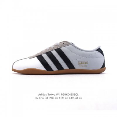 新品 阿迪达斯 Adidas Originals Tokyo 经典舒适 防滑耐磨 低帮 板鞋 男女同款 蓝色一双封神｜复古薄底鞋美到犯规啦薄底鞋是今年的流行趋势