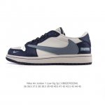 公司级 真标 耐克 Nike Air Jordan 1 Low Og Sp Military Blue Aj1乔1倒勾 2025年新款 蛇年新款 低帮篮球鞋 A