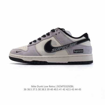 公司级 耐克 Nike Dunk Low Retro 运动鞋复古板鞋2025年新款，作为 80 年代经典篮球鞋款，起初专为硬木球场打造，后来成为席卷街头的时尚标 - 点击图像关闭