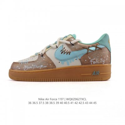 公司级 Af1耐克 Nike Air Force 1 ‘07 Low 空军一号 小白鞋 解构绑带 双鞋带 厚底增高百搭运动板鞋 原楦头原纸板 打造纯正空军版型，