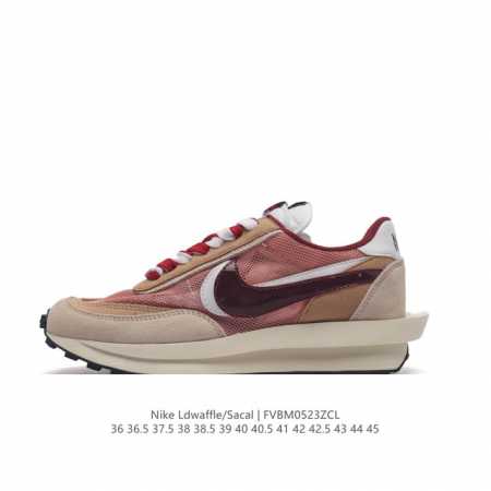 耐克 Nike 耐克双勾swoosh跑鞋 厚底增高运动鞋。Sacai X Nike Ldwaffle 慢跑鞋 Sacai 将 Nike 经典鞋款 Waffle - 点击图像关闭