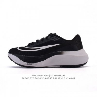 耐克 Nike Zoom Fly 5 运动鞋男女士公路跑鞋竞速跑步鞋厚底增高老爹鞋 采用耐用的设计 不仅可以部署在您最喜欢的比赛的起跑线上 还可以部署在征服后的