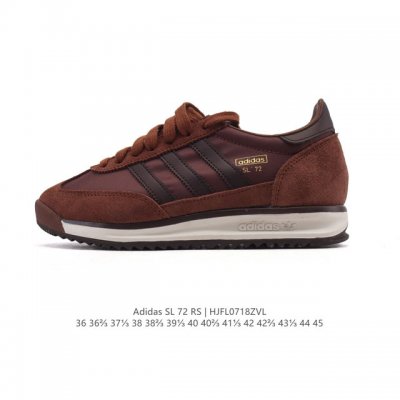 公司级 阿迪达斯Adidas Sl 72 Shoes 经典复古薄底运动鞋 T头鞋 三叶草复古休闲跑步鞋休闲运动鞋 这款经典运动鞋携复古型格，来访你的活力日常 采