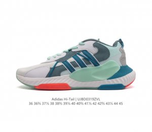 Adidas 泡泡鞋 阿迪达斯三叶草hi-Tail男女复古网面经典运动鞋厚底老爹鞋 这款adidas Hi-Tail经典鞋 展现90年代末至21世纪初的时尚风范