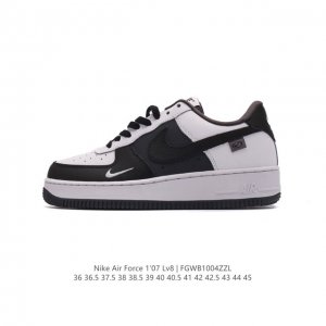 耐克 Nike Air Force 1 '07 Low 空军一号含气垫 小白鞋 低帮百搭厚底增高休闲运动板鞋。柔软、弹性十足的缓震性能和出色的中底设计，横跨复古