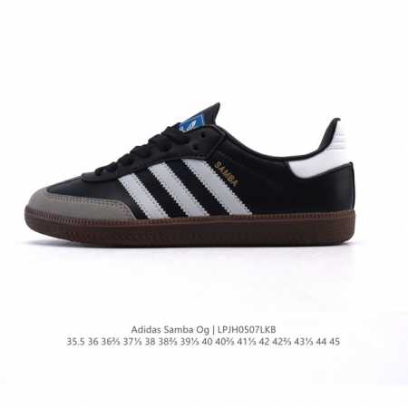 公司级 阿迪达斯 德训鞋 Adidas Originals Samba Og Shoes 经典运动鞋小白鞋 T头鞋 男女士板鞋 彰显休闲摩登风情的时尚经典鞋。它 - 点击图像关闭