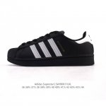 真标 阿迪达斯 Adidas Superstar 2025年新款鞋子 蛇年新款经典贝壳头系列 新款休闲板鞋潮流男女士运动鞋。鞋面柔软皮革拼接材质 标志性的贝壳鞋