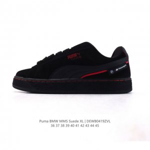 彪马 Puma 休闲板鞋Bmw Mms Suede Xl系列经典翻毛皮厚底防滑耐磨舒适透气运动鞋 宝马 赛车系列 新年穿有型 时尚 穿搭 球鞋 穿搭 时尚 潮