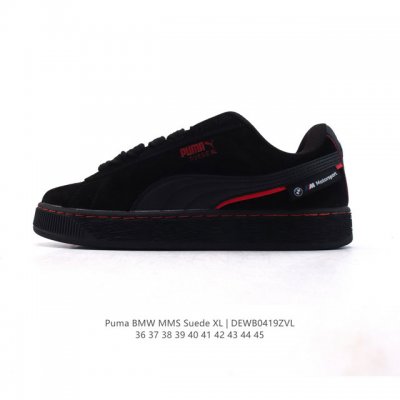 彪马 Puma 休闲板鞋Bmw Mms Suede Xl系列经典翻毛皮厚底防滑耐磨舒适透气运动鞋 宝马 赛车系列 新年穿有型 时尚 穿搭 球鞋 穿搭 时尚 潮