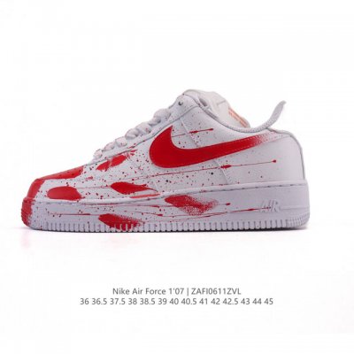 耐克 Nike Air Force 1 '07 Low 2025新年新款 蛇年限定 空军一号含气垫 小白鞋 低帮百搭厚底增高休闲运动板鞋。柔软、弹性十足的缓震性