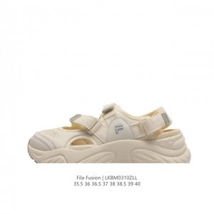 斐乐女士凉鞋 Fila Fusion 意大利百年经典运动品牌，网红单品 小红书推荐爆款。Fila斐乐火星鞋新款厚底增高老爹鞋 复古百搭运动鞋斐乐潮牌文化球鞋 街