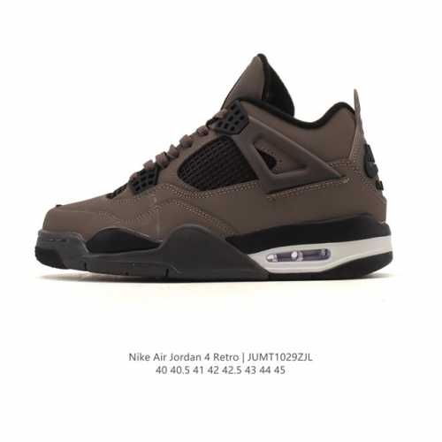耐克 Nike Air Jordan 4 Retro Og迈克尔 乔丹Aj4代乔4 低帮复古休闲运动文化篮球鞋。秉承轻量化的速度型篮球鞋设计思想完成设计，降低重