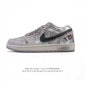 公司级 耐克 乔丹Air Jordan 1 Low Aj1 乔1 乔丹1代Aj1 低帮复古文化休闲运动篮球鞋 从1985 年面世的元年款汲取设计灵感 采用简洁大