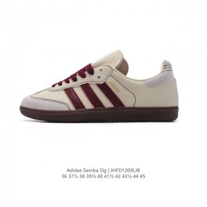 阿迪达斯 德训鞋 Adidas Originals Samba Og Shoes 经典运动鞋小白鞋 T头鞋 男女板鞋 彰显休闲摩登风情的时尚经典鞋。它诞生于50