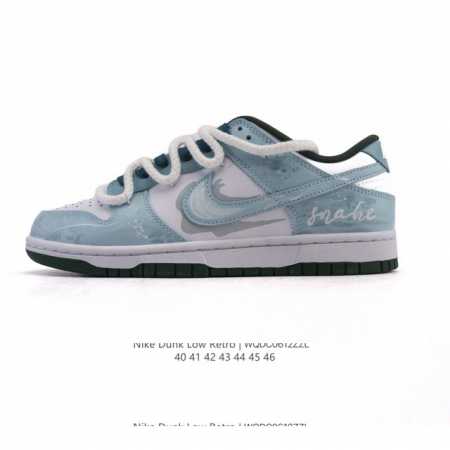 特价 耐克 Nike Dunk Low Retro 运动鞋复古板鞋2025年新款 解构绑带 双鞋带 男鞋，作为 80 年代经典篮球鞋款，起初专为硬木球场打造，后 - 点击图像关闭