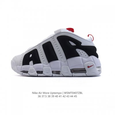 公司级 耐克 Nike Air More Uptempo '96 皮蓬全掌气垫男女子运动鞋厚底增高缓震慢跑鞋。续写 20 世纪 80 年代和 90 年代篮球运动