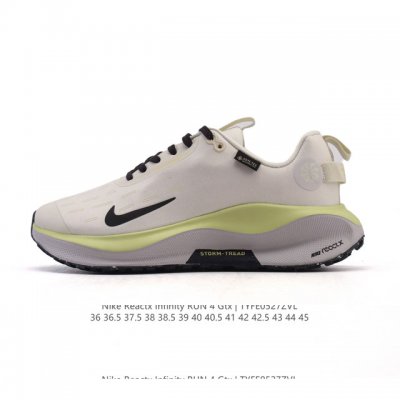 耐克 Nike Infinity Run 4 Gore-Tex 男女子防水公路跑步鞋 厚底增高百搭老爹运动鞋 Nike Reactx 泡绵提供高出 Nike R
