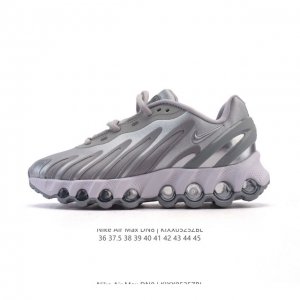 耐克 Nike Air Max Dn8 全掌气垫科技运动跑步鞋Fq7860-005 鞋款采用醒目渐变织物和动态波浪状结构鞋面 搭配黑色中底和外底 以及迷你黑色