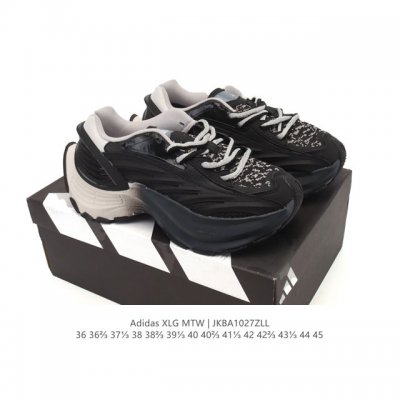 阿迪达斯 Adidas Xlg Mtw系列 舒适 织物防滑耐磨 低帮跑步鞋 男女同款休闲跑步鞋限定配色 设计感炸裂，巴黎世家最强平替#阿迪达斯Fos系列 #阿迪