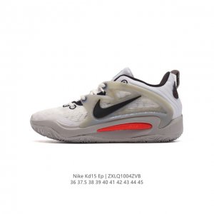 耐克 Nike Kd15 Ep 凯文 杜兰特全新15代签名休闲运动篮球男女士运动鞋 。面料纹理就有延续 多层网布的特色 内外侧接上立体结构负责支撑锁定 跟鞋面之