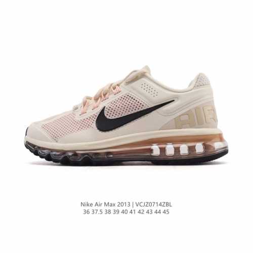 公司级 耐克 Nike Air Max 系列经典人气单品强势回归。Nike Air Max 2013 男女子气垫运动鞋 厚底增高跑步鞋，延续以往的时尚格调和运动