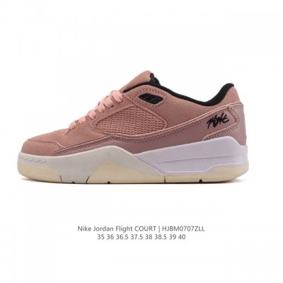 耐克 Nike 乔丹 Jordan Flight Court 时尚休闲 防滑耐磨 低帮运动鞋 复古篮球鞋 女款 Jordan 新鞋型 又来了！新配色曝光！滑板与