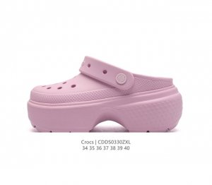 Crocs 沙滩洞洞鞋 女休闲厚底增高凉拖鞋 卡骆驰杨幂同款 厚底增高凸显大长腿沙滩鞋 选择尺码时 建议选大一码 脚感更舒适 这款没有鞋盒 类型 女鞋 尺码 3