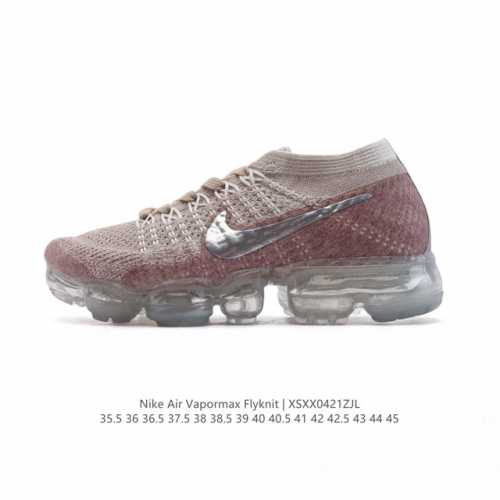 公司级 耐克 Nike Air Vapormax Flyknit 轻盈透气针织男女气垫跑步鞋 回弹缓冲休闲鞋 防滑 减震 耐磨 轻便 外露式360度全掌Max气