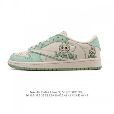 公司级 真标 头层皮 耐克 Nike Air Jordan 1 Low Og Sp Military Blue Aj1乔1倒勾 2025年新款 蛇年新款 低帮篮