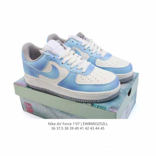130 耐克 Nike Air Force 1 '07 Low 空军一号 小白鞋 含气垫 2025年 蛇年新款 低帮百搭厚底增高休闲运动板鞋。柔软、弹性十足的缓
