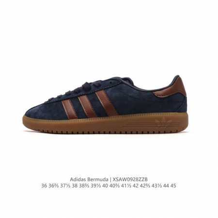 阿迪达斯 Adidas 德训鞋系列 清新 马卡龙 造型！阿迪达斯全新三叶草 Bermuda 运动板鞋悄悄上架！近期，Adidas Originals Bermu - 点击图像关闭