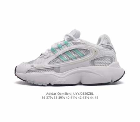 Adidas Originals阿迪达斯三叶草官方 Ozmillen Shoes 男女经典运动鞋 复古 拼色男女低帮缓震运动跑鞋 Oz米伦坏痞兔复古透气运动跑鞋 - 点击图像关闭