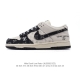真标 耐克 Nike Dunk Low Retro 运动鞋复古板鞋路易威登联名，作为 80 年代经典篮球鞋款，起初专为硬木球场打造，后来成为席卷街头的时尚标杆，