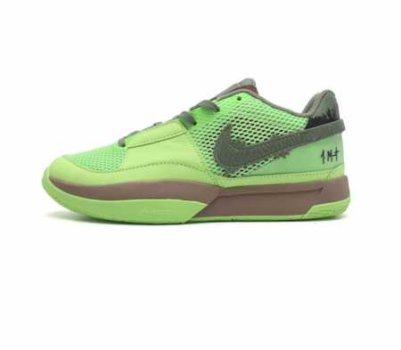 新款上市 耐克 Nike 莫兰特一代 Zoom Ja 1 Ep Aj 低帮休闲运动篮球鞋 男女士运动鞋 采用透气轻量网织鞋面材质 配置两枚圆形zoom Air纤 - 点击图像关闭