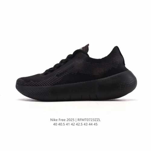 新品 耐克 Nike Free 2025 男子跑步训练鞋 Hf1078-002 Free 2025 公路运动跑步鞋，采用 Flyknit 飞织材料，助你在运动过