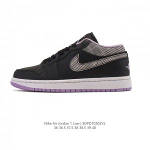 耐克 乔丹Air Jordan 1 Low Aj1 乔1 乔丹1代Aj1 低帮复古文化休闲运动篮球鞋。该鞋款从 1985 年元年款汲取设计灵感，焕新演绎简约经典