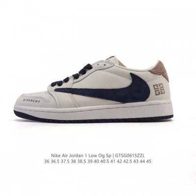 真标 耐克 Nike Air Jordan 1 Low Og Sp Military Blue Aj1乔1倒勾 2025年新款 蛇年新款 低帮篮球鞋 Aj1 乔