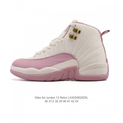 耐克 Aj 乔丹12代 Nike Air Jordan 12 Retro 篮球鞋 Aj12代 复刻男女子运动鞋，重现设计师汀克 哈特菲尔德广受赞誉的 1996