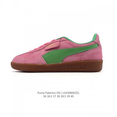 公司级 彪马Puma Palermo Og 防滑耐磨低帮德训板鞋 女运动鞋，Army Trainer Og休闲鞋沿用德训鞋经典外观 鞋身和鞋舌分别添加了品牌标志
