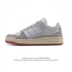 公司级 Adidas 阿迪达斯 三叶草 Forum Low 男女运动板鞋 摩登演绎篮球风的经典鞋。英文的“Forum”，是进行表达的场所，在这里，可以释放自己的