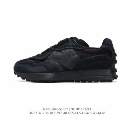 Nb 新百伦 New Balance 327系列复古休闲运动慢跑鞋时尚男女运动鞋 以更纯粹的复古风格设计打造的全新造型 侧身还以解构设计，将 N 字标志以做旧压 - 点击图像关闭