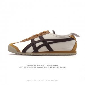 真标 Asics 亚瑟士 男女鞋 配足弓鞋垫 日产经典老牌-鬼塚虎 Onitsuka Tiger Mexico 66经典墨西哥系列复古经典百搭板鞋休闲运动鞋慢跑